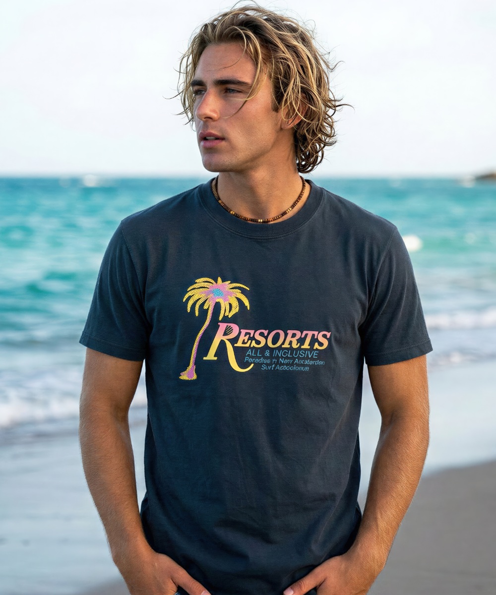 グラフィックプリント Tシャツ | ニューアムステルダム サーフ